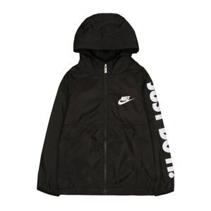 Nike Sportswear Přechodná bunda 'WINDRUNNER'  černá / bílá