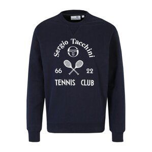 Sergio Tacchini Sportovní mikina '66 TENNIS  CLUB'  tmavě modrá / bílá