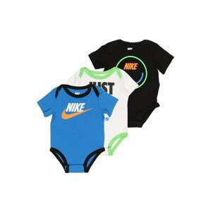 Nike Sportswear Dupačky/body  světlemodrá / černá / přírodní bílá