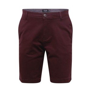 BURTON MENSWEAR LONDON Chino kalhoty  burgundská červeň