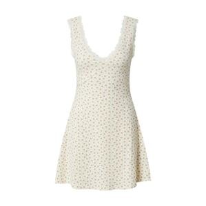 EDITED Letní šaty 'Ivory'  krémová / pudrová / červená třešeň