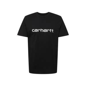 Carhartt WIP Tričko  černá / bílá