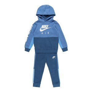 Nike Sportswear Joggingová souprava  tmavě modrá / enciánová modrá / bílá / azurová