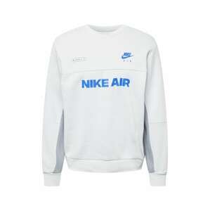 Nike Sportswear Mikina  kouřově modrá / azurová / stříbrně šedá / světle šedá