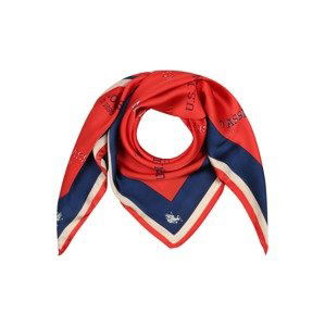 U.S. POLO ASSN. Šátek 'Green Country Foulard'  tmavě modrá / červená / bílá