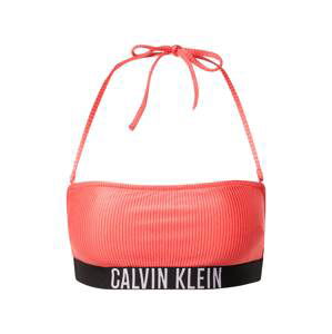 Calvin Klein Swimwear Horní díl plavek  růžová / černá / bílá