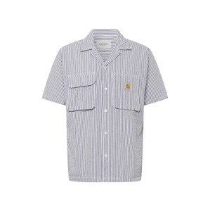 Carhartt WIP Košile 'Dryden'  šedá / bílá