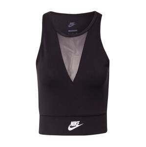 Nike Sportswear Top  černá / bílá