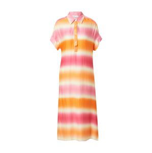 FRNCH PARIS Košilové šaty 'Galiena'  krémová / mandarinkoná / světle růžová