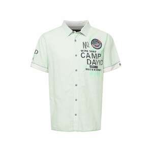 CAMP DAVID Košile  námořnická modř / mátová / světle zelená / bílá