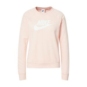 Nike Sportswear Mikina  růžová / bílá