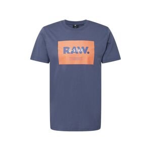 G-Star RAW Tričko  námořnická modř / červená