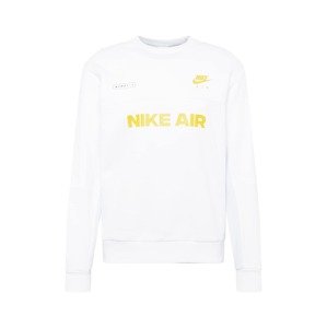 Nike Sportswear Mikina  zlatá / bílá