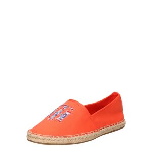 TOMMY HILFIGER Espadrilky  tmavě modrá / oranžová / červená / bílá