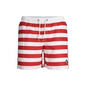 JACK & JONES Plavecké šortky 'Milos'  červená / bílá