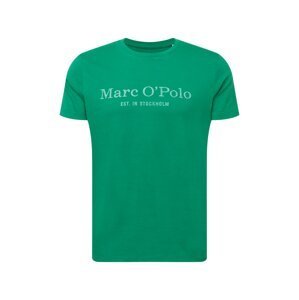Marc O'Polo Tričko  zelená / bílá