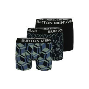 BURTON MENSWEAR LONDON Boxerky  khaki / černá / marine modrá / noční modrá / bílá