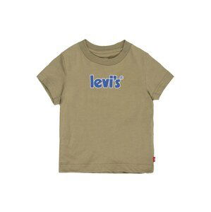 LEVI'S Tričko  khaki / modrá / bílá