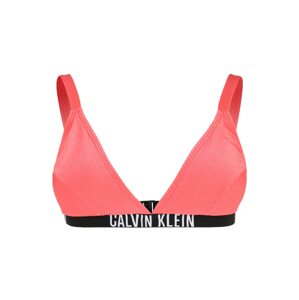 Calvin Klein Swimwear Horní díl plavek  korálová / černá / bílá