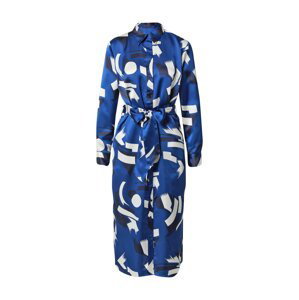 Lauren Ralph Lauren Košilové šaty 'FAYELLA'  krémová / modrá / námořnická modř