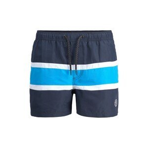JACK & JONES Plavecké šortky 'Crete'  námořnická modř / nebeská modř / bílá