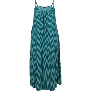 Zizzi Letní šaty 'Casa'  zelená / bílá