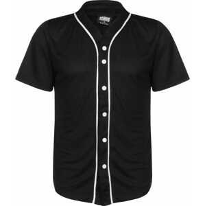 Urban Classics Košile 'Baseball'  černá / bílá