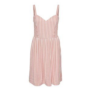 ONLY Letní šaty 'Sharon'  světle růžová / bílá
