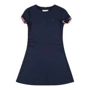 TOMMY HILFIGER Šaty  marine modrá / červená / bílá