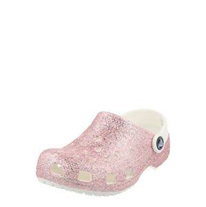 Crocs Sandály  pink / černá / bílá