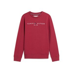 TOMMY HILFIGER Mikina  malinová / bílá / námořnická modř / červená