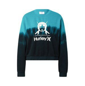 Hurley Sportovní mikina  pastelová modrá / černá / bílá