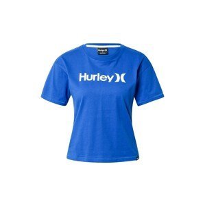 Hurley Funkční tričko  modrá / bílá