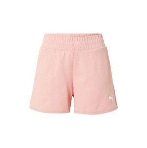 PUMA Sportovní kalhoty  růžová / bílá