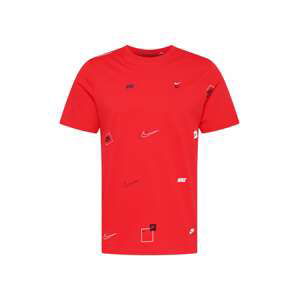 Nike Sportswear Tričko  červená / bílá / námořnická modř / černá
