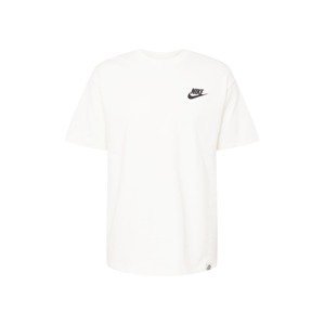 Nike Sportswear Tričko  krémová / černá