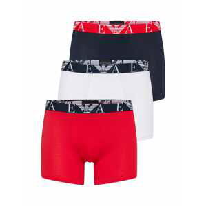 Emporio Armani Boxerky  marine modrá / bílá / červená