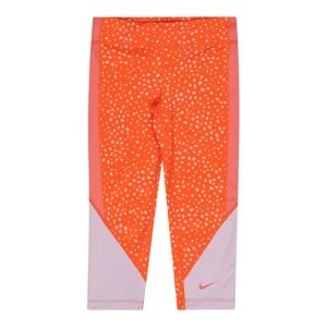 NIKE Sportovní kalhoty  světle fialová / oranžová / starorůžová