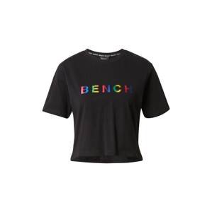 BENCH Tričko 'ELISON'  černá / pink / modrá / žlutá / zelená