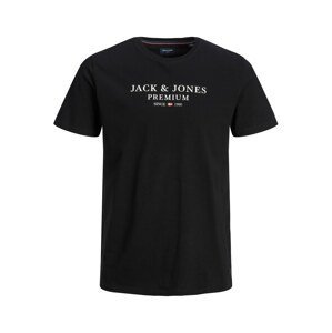 JACK & JONES Tričko 'ARCHIE'  červená / černá / bílá