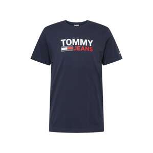 TOMMY HILFIGER Tričko  námořnická modř / červená / bílá