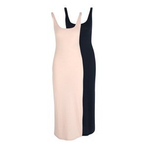 Vero Moda Petite Letní šaty 'NANNA'  námořnická modř / pastelově růžová