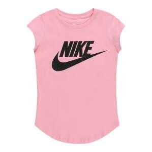 Nike Sportswear Tričko  pink / černá