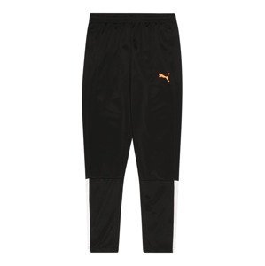 PUMA Sportovní kalhoty  oranžová / černá / bílá