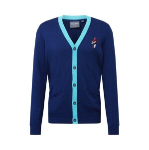 Lyle & Scott Kardigan  námořnická modř / aqua modrá / černá / bílá / karmínově červené