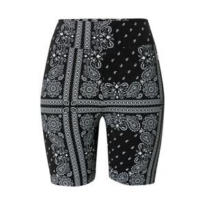 Champion Authentic Athletic Apparel Sportovní kalhoty 'Biker Pants'  černá / bílá
