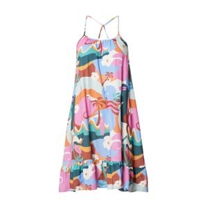 Femi Stories Letní šaty 'ARAVA'  pink / světlemodrá / oranžová / bílá / nefritová