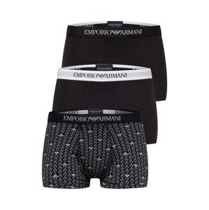 Emporio Armani Boxerky  světle šedá / černá / bílá