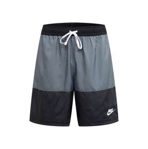 Nike Sportswear Kalhoty  kouřově modrá / černá / bílá