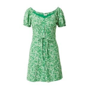 Pimkie Košilové šaty 'DARLING'  zelená / pastelově zelená / bílá